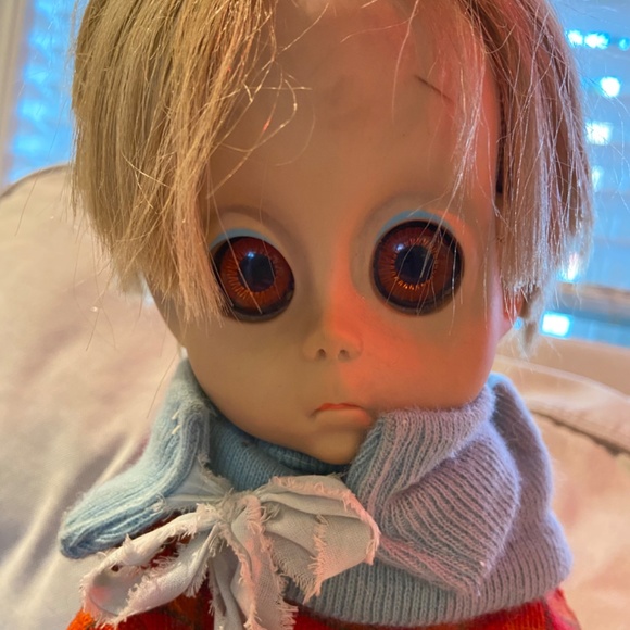 Little Miss No Name Doll  dress Panties 1965 Hasbro suede boots big sad eyes htf - Picture 2 of 6